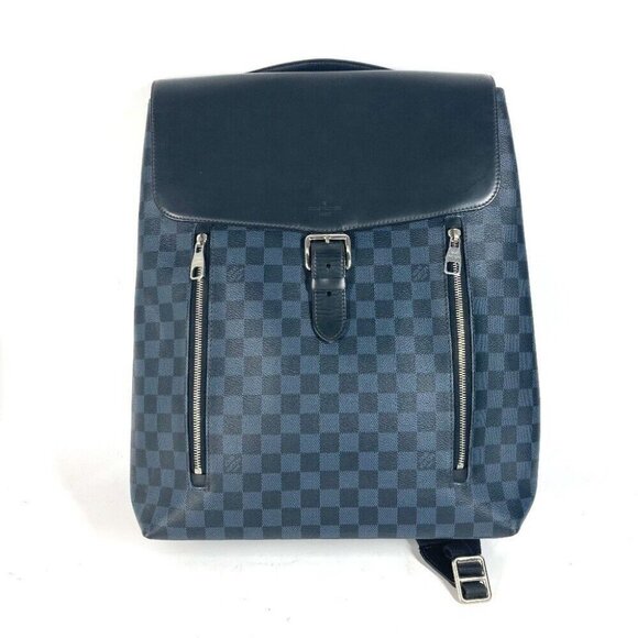 Authenticity GuaranteeLOUIS VUITTON N41586 Damier Cobalt Newport Bag Backpack - Picture 1 of 16